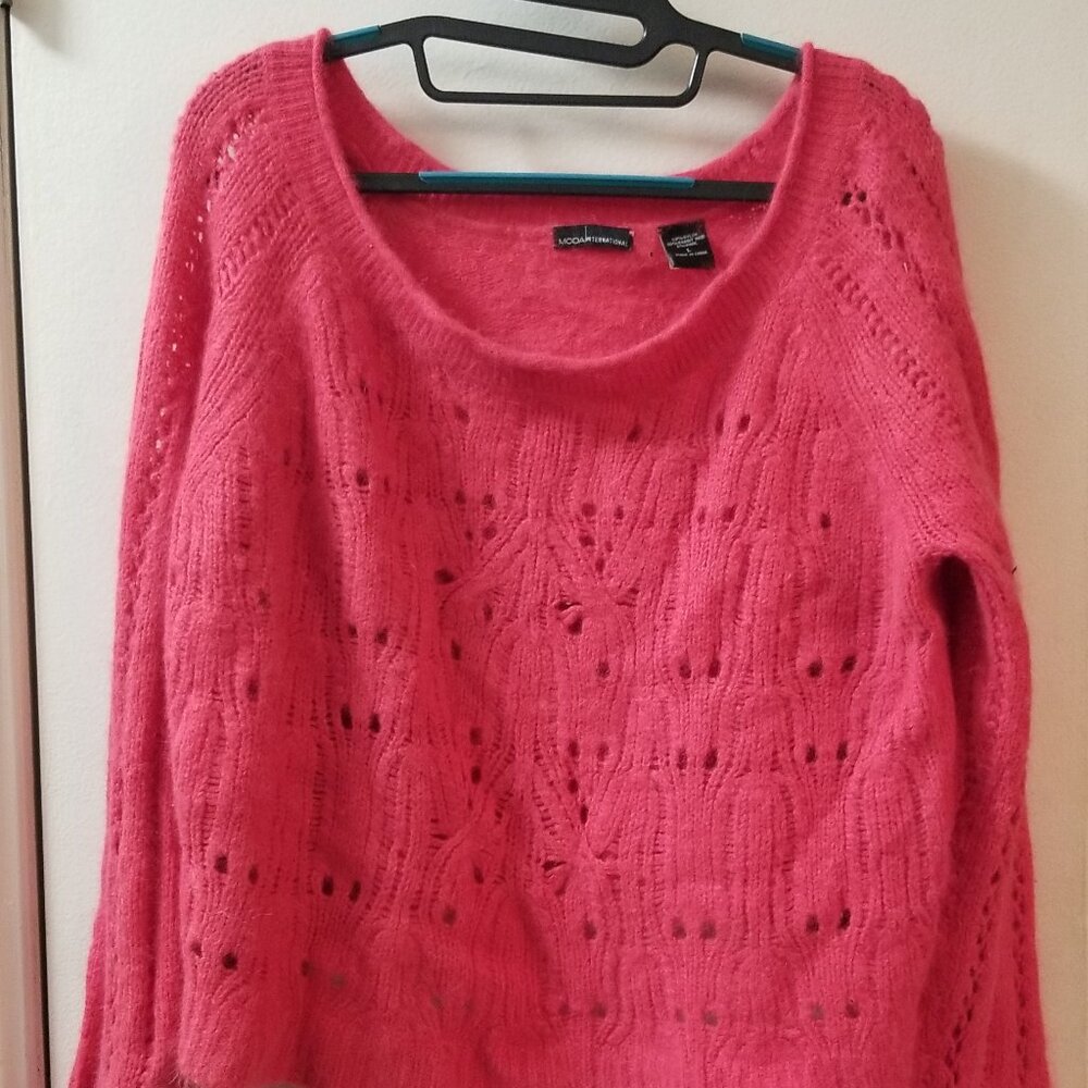 Moda International nylon rabbit wool pre shrunk sweater